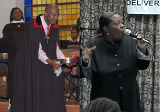 Tolton, left (Courtesy of Rivers Church); Brown (Myspace)